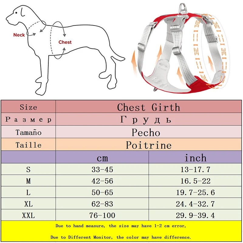 Arnês de Segurança para Cães Médios e Grandes